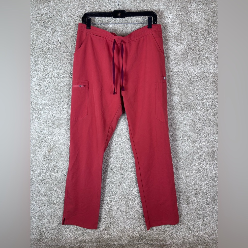 FIGS Scrub Pants Pink Technical Collection Scrubs Womens Size L